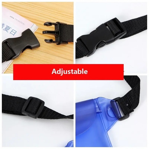 613. Waterproof Swimming Beach Boat Sports Waist Pack Bag pink blue green black - Picture 4 of 12